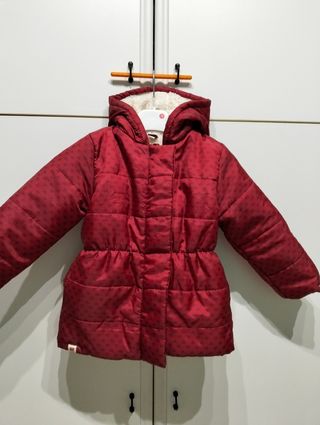 Piumino bambina 2 anni bordeaux