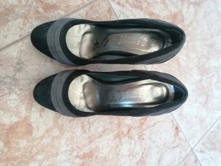 Scarpe Donna Moda N.38 Nero/Grigio