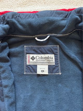 Chaqueta de Nieve de Columbia Roja