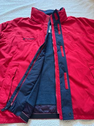 Chaqueta de Nieve de Columbia Roja