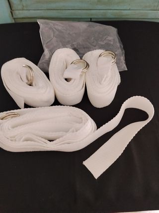 4 Correas de amarre con argollas
