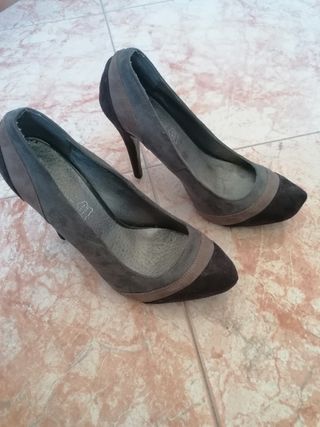 Scarpe donna Albano marrone/grigio