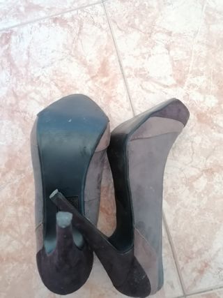 Scarpe donna Albano marrone/grigio