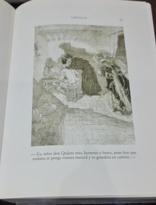 Don Quijote de la Mancha en dos tomos.