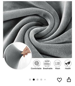 Funda sofá terciopelo 2 plazas gris azulado