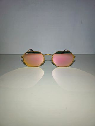 Occhiali Ray Ban Hexagonal Oro Rosa