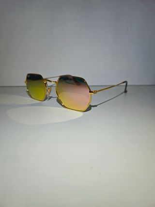 Occhiali Ray Ban Hexagonal Oro Rosa