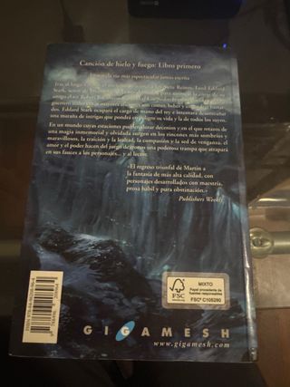 Canción de hielo y fuego: Juego de tronos (Giga...