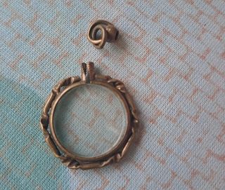 Colgante antiguo con foto