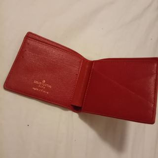 Cartera Supreme x Louis Vuitton Roja