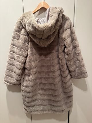 Chaquetón efecto pelo topo Talla M
