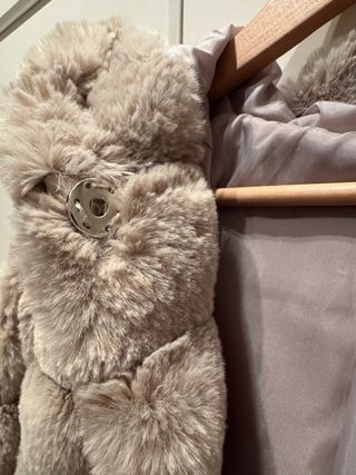 Chaquetón efecto pelo topo Talla M