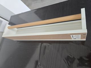 6 Estanterías de madera blanca