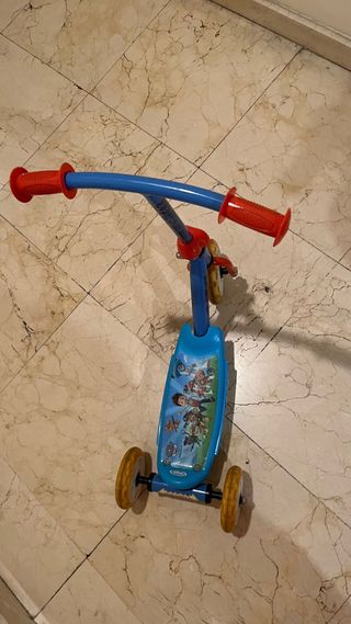 Patín infantil 3 ruedas Paw Patrol