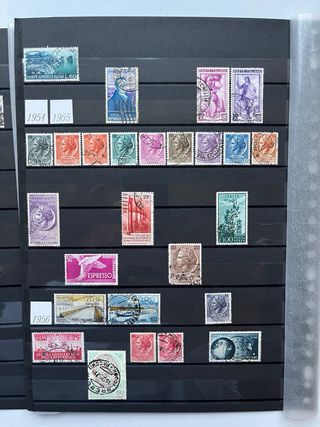 Sellos Italia Antiguos Usados 1879/1956 - 6 PÁG.