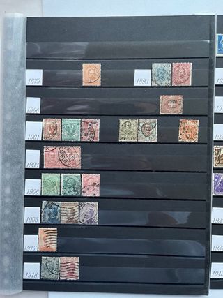 Sellos Italia Antiguos Usados 1879/1956 - 6 PÁG.