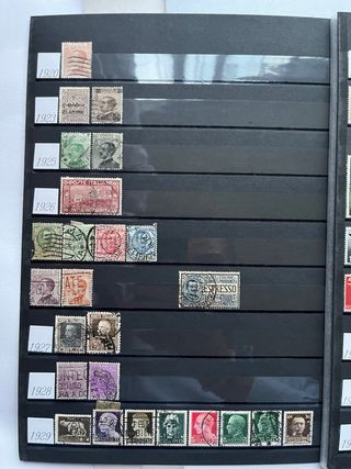 Sellos Italia Antiguos Usados 1879/1956 - 6 PÁG.