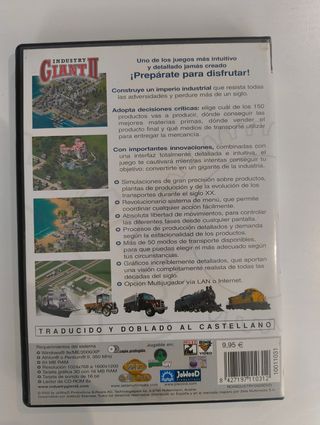 Industry Giant II PC CD-ROM ZetaGames