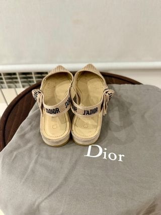 Dior J'Adior Slingback Malla Beige