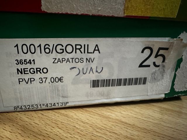 Zapato colegial Gorila nuevo