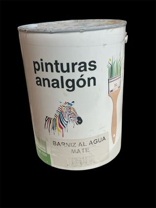 Barniz al agua mate NUEVO  5kg