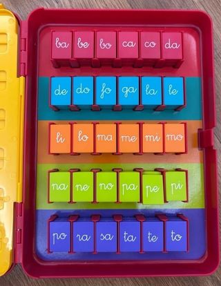 Juego educativo "Aprendo las sílabas" de Diset