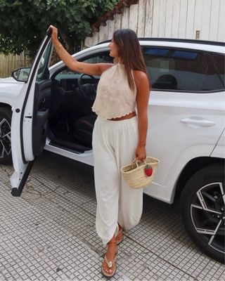 Pantalón punto bombacho