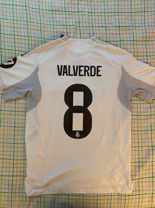 Camiseta Oficial Real Madrid 25/6 Talla M Valverde
