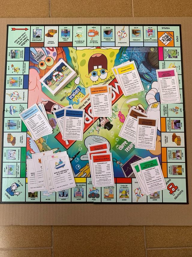 Monopoly Bob Esponja Edición Familiar