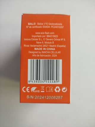 Baliza V16 de emergencia