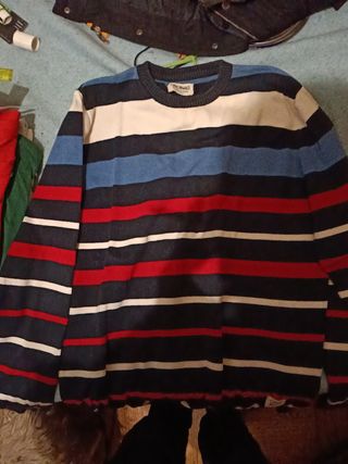 Jersey Originals rayas azul, rojo y blanco