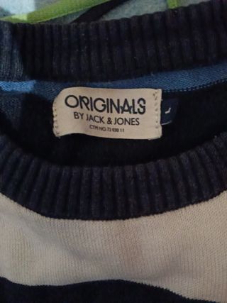 Jersey Originals rayas azul, rojo y blanco