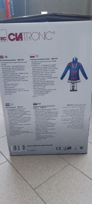 Clatronic HBB 3707 Stira Camicie e Bluse