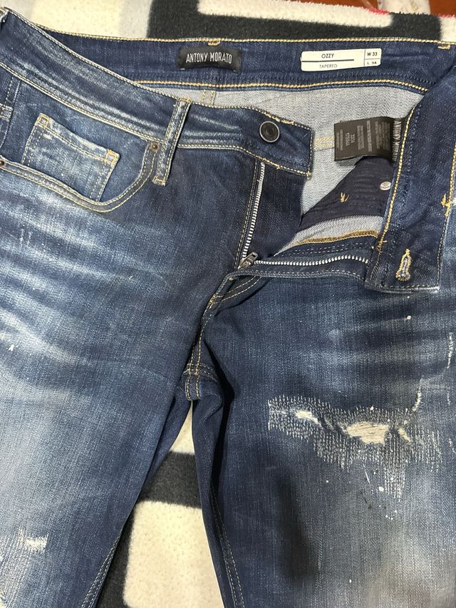 Vaqueros Antony Morato Skinny Hombre Azul