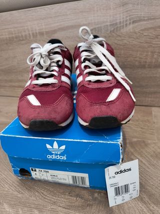 Zapatillas Adidas ZX 700 Rojo Talla 41.5