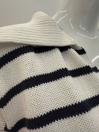 Jersey marinero rayas blanco y negro