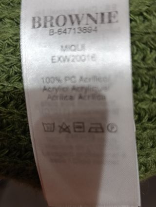 Jersey Brownie Verde Talla S/M