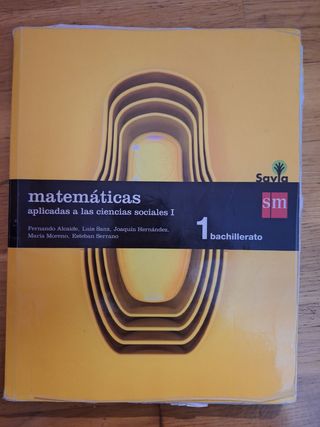 Matemáticas aplicadas a las ciencias sociales I...