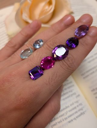 Lote de piedras preciosas