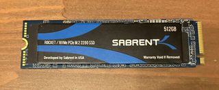 SSD Sabrent 512 Gb NVMe PCIe M.2 con carcasa usb