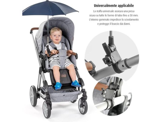 Sombrilla universal para cochecito de beb azul