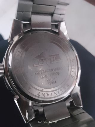 Reloj Lotus Mujer Plata y Blanco