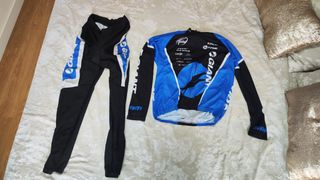 Conjunto Ciclismo Giant Azul y Negro