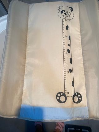 Bañera para bebé con soporte + cambiador para cuna