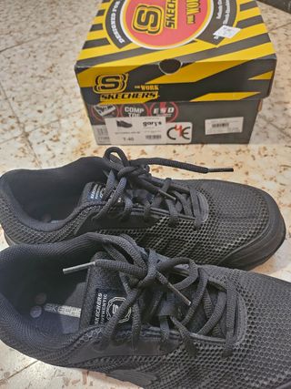 Skechers Work ,puntera reforzada Talla 40 Negro