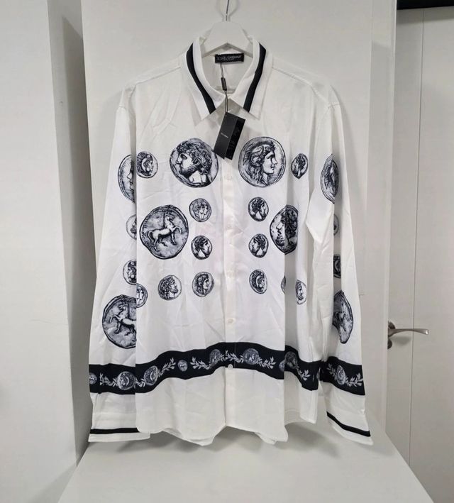 Camisa Dolce & Gabbana Estampado Monedas