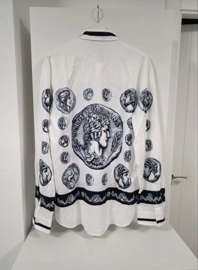 Camisa Dolce & Gabbana Estampado Monedas