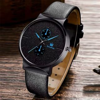 Set 2 uds. Reloj SHAARMS Cuarzo Negro/Plata
