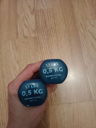 2 Pesas 0.5kg