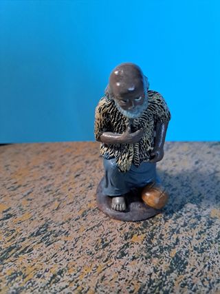 Figura Belén de pastor con ofrenda